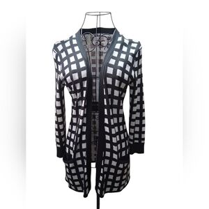 New York & Company Monochrome Patterned Sweater